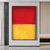 cheap Abstract Paintings-Yellow red set of 3 canvas Mark Rothko Hand-painted Oil Paintings Famous Colorful Rothko Handmade Minimalism art Painting Home Decor Gallery Wall Stretched Frame Ready to Hang