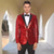 cheap Tops-Retro Vintage 1980s Shiny Metallic Tuxedo Suits &amp; Blazers Disco Sequins Men&#039;s Carnival Costume Christmas Halloween Carnival Cocktail Party Theme Party Pride Parade Adults&#039; Coat