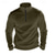 baratos Suéteres básicos-Homens Moletom Fleece Moletom com zíper Preto Verde Tropa Cáqui Cinzento Escuro Azul Claro Meio Zíper Tecido Desportos e Ar livre Diário Feriado Poliéster Roupa de rua Básico Casual Outono &amp; inverno