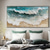 ieftine Picturi cu Peisaje-pictura în ulei de ocean albastru pictura cu textura 3d pictată manual pe pânză pictura minimalistă de ocean albastru pictura pe val de mare arta de perete wabi-sabi arta morden decor de perete pentru