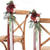 cheap Wedding Decorations-Wedding Aisle Decorations White Pew Flowers for Wedding Ceremony Party Chair Decor with Artificial Flowers Eucalyptus and Ribbons
