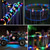 cheap LED String Lights-2pcs String Lights Multifunctional Waterproof Rope Lights with 13-Key Remote Control, Christmas Window String Lights 7m/10m/20m, 50-300 LEDs, Warm White/Cold White/Multi-Color, Waterproof Holiday Lights for Outdoor Christmas Decoration