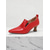 cheap Women&#039;s Slip-Ons &amp; Loafers-Women&#039;s Burgundy Slip-On Pointed Toe Mid-Heel Shoes – Elegant Faux Leather Office Pumps with Block Heel for Formal and Casual Wear