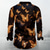 cheap Men&#039;s Satin Shirt-Men&#039;s Butterfly Satin Shirt Dress Shirt Button Up Shirt Long Sleeve Fashion Casual Vacation Party Evening Wear Dailywear Summer Spring Fall Collared Shirts 3D Print Black