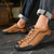 preiswerte Sneaker für Herren-braune Freizeit-Sneaker aus Kunstleder für Herren mit verstellbaren elastischen Schnürsenkeln – strapazierfähige, rutschfeste Sohle, bequeme Passform für den Alltag