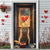 cheap Wall Tapestries-Wedding Outdoor Decorations Door Covers Door Tapestry Door Curtain Decoration Backdrop Indoor/Outdoor Door Banner for Front Door Farmhouse Cat Couple