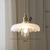 cheap Pendant Lights-LED Modern Chandelier Lamp Flower Pattern Glass Ceiling Pendant Light V intage Bar Cafe Chandelier Fixtures Pendant Light Hanging Lamp Lighting Industrial Modern 25cm 110-240V