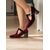 ieftine Semi-formal-pantofi de damă din catifea verde Mary Jane cu toc bloc cu cataramă fluture – încălțăminte elegantă de inspirație vintage pentru ocazii speciale