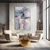 cheap Abstract Paintings-Handmade Oil Paintings Canvas Wall Art Decoration Modern Abstract for Home Decor Rolled Frameless Unstretched Painting