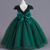 abordables Vestidos con estampado floral-Vestido de Niña Florista niños Chica vestido de princesa Rendimiento Boda Fiesta Elegante Hermosa Lentejuelas Malla Color sólido Manga Corta Cuello Barco Rosa Rojo 4 años +
