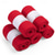cheap Men&#039;s Socks-Men&#039;s 5 Pairs Socks Sport Socks / Athletic Socks Crew Socks Casual Socks Red Color Cotton Solid Colored Casual Daily Sports Medium Spring, Fall, Winter, Summer Fashion Comfort