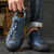 preiswerte Sneaker für Herren-braune Freizeit-Sneaker aus Kunstleder für Herren mit verstellbaren elastischen Schnürsenkeln – strapazierfähige, rutschfeste Sohle, bequeme Passform für den Alltag