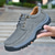 cheap Semi-Formal-Men&#039;s Brown Faux Leather Hiking Shoes with Lace-Up Closure - Comfortable and Durable Perfect for Outdoor Adventures