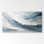 cheap Landscape Paintings-Handmade 3D Ocean oil painting handmade Wall Art Blue Huge Wave Oil Painting On Canvas Handpainted Sea Waves 3D Textured Abstract Painting Beach Landscape Sky oil painting for Living Room bedroom