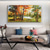cheap Landscape Paintings-Handmade Oil Painting Canvas Wall Art Decoration Modern Beautiful Maple Forest Scenery for Living Room Home Decor Rolled Frameless Unstretched Painting
