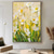 cheap Oil Paintings-Large Flower Landscape Oil Painting On Canvas Pastel Floral Painting Spring Flower Scenery Painting Large Wall Art Living Room Decor Colorful floral Oil Painting Large Wall Art flower oil painting