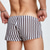 baratos Moda Íntima para Homem Confortável-Homens 1 pc Cueca Boxer Boxers Cintura elástica 50% algodão Respirável Macio Confortável Xadrez Bloco de cor Cintura Baixa Branco Amarelo