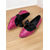abordables Sandalias planas de mujer-Mocasines con estampado de leopardo para mujer, detalle de lazo y detalles metálicos: elegantes zapatos sin cordones para uso informal y de fiesta