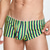 baratos Moda Íntima para Homem Confortável-Homens 1 pc Cueca Boxer Boxers Cintura elástica 50% algodão Respirável Macio Confortável Xadrez Bloco de cor Cintura Baixa Branco Amarelo