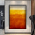 cheap Abstract Paintings-Yellow red set of 3 canvas Mark Rothko Hand-painted Oil Paintings Famous Colorful Rothko Handmade Minimalism art Painting Home Decor Gallery Wall Stretched Frame Ready to Hang
