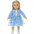 cheap Dolls-2 pcs American Doll Clothes Gift for 18 inch Doll Clothes and Accessories Including Coat and Dress(WITHOUT DOLL)