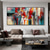 cheap Abstract Paintings-Mintura Handmade Color Block Oil Paintings On Canvas Wall Art Decoration Modern Abstract Picture For Home Decor Rolled Frameless Unstretched Painting