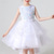 cheap Flower Dresses-Flower Girl Dress Kid&#039;s Girls&#039; Princess Dress Performance Wedding Party Elegant Beautiful Sequins Mesh Solid Color Sleeveless Crew Neck White Champagne 4 years+