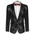 cheap Tops-Retro Vintage 1980s Shiny Metallic Tuxedo Suits &amp; Blazers Disco Sequins Men&#039;s Carnival Costume Christmas Halloween Carnival Cocktail Party Theme Party Pride Parade Adults&#039; Coat