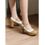 cheap 1950s-Women&#039;s Black and White Mary Jane Platform Heels with Decorative Buckle Strap – Elegant Retro-Inspired Footwear for Formal and Special Occasions