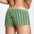 baratos Moda Íntima para Homem Confortável-Homens 1 pc Cueca Boxer Boxers Cintura elástica 50% algodão Respirável Macio Confortável Xadrez Bloco de cor Cintura Baixa Branco Amarelo