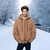 Χαμηλού Κόστους Fleece Hoodie-Ανδρικά Πλήρες φερμουάρ με φερμουάρ Φερμουάρ με φερμουάρ Μπουφάν fleece Fleece Hoodie Μαύρο Χακί Γκρίζο Με Κουκούλα Σκέτο Κουμπώσου Κουρελού Αθλήματα &amp; Ύπαιθρος Causal Καθημερινά Πολυεστέρας