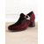 ieftine Semi-formal-pantofi de damă din catifea verde Mary Jane cu toc bloc cu cataramă fluture – încălțăminte elegantă de inspirație vintage pentru ocazii speciale