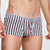 baratos Moda Íntima para Homem Confortável-Homens 1 pc Cueca Boxer Boxers Cintura elástica 50% algodão Respirável Macio Confortável Xadrez Bloco de cor Cintura Baixa Branco Amarelo