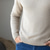 ieftine pulover pentru bărbați-Bărbați Pulover Rochie Pulover Pulover pulover Striat Tricotat Decupată Fermoar Tricotat Culoare solidă Guler de stand Stilat De Bază În aer liber Zilnic Îmbrăcăminte Toamnă Iarnă Cămilă Negru S M L