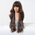 cheap Synthetic Trendy Wigs-Synthetic Wig Uniforms Career Costumes Princess Curly Body Wave Layered Haircut Neat Bang With Bangs Machine Made Wig 26 inch Light Brown Synthetic Hair Women&#039;s Cosplay Party Fashion Light Brown