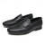 preiswerte Halbformell-braune Pennyloafer aus Kunstleder für Herren mit gewebtem Obermaterial und Gummisohle – bequem und stilvoll für Business-Casual- oder Smart-Casual-Outfits
