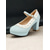 cheap 1950s-Women&#039;s Black and White Mary Jane Platform Heels with Decorative Buckle Strap – Elegant Retro-Inspired Footwear for Formal and Special Occasions