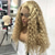 cheap Human Hair Lace Front Wigs-Remy Human Hair 5x5 Closure 13x4 Lace Front Wig Free Part Brazilian Hair Curly Blonde Wig 130% 150% Density with Baby Hair 100% Virgin Glueless Pre-Plucked For Women Long Human Hair Lace Wig