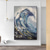 cheap Landscape Paintings-Handmade Oil Painting Canvas Wall Art Decoration Abstract Sea Wave Landscape for Home Decor Rolled Frameless Unstretched Painting