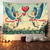 voordelige Bruiloft-Huwelijksdecoraties Achtergrond Fotografie Wandhang Large Tapestry Kunst Muur Decor Deken Gordijn Thuis Slaapkamer Woonkamer Decoratie Cupido Liefde