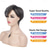 cheap Synthetic Trendy Wigs-Womens Short  Wig Layered Synthetic Heat Resistant Pixie Hair Wig for Daily Party Use