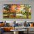 cheap Landscape Paintings-Handmade Oil Painting Canvas Wall Art Decoration Modern Beautiful Maple Forest Scenery for Living Room Home Decor Rolled Frameless Unstretched Painting