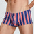 baratos Moda Íntima para Homem Confortável-Homens 1 pc Cueca Boxer Boxers Cintura elástica 50% algodão Respirável Macio Confortável Xadrez Bloco de cor Cintura Baixa Branco Amarelo