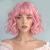 cheap Synthetic Trendy Wigs-Wigs for Women Short Wavy Wig with Bangs Wig with Dark Roots Medium Length Natural Synthetic Hair for Daily Party&amp;amp Cosplay