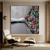 cheap POP Oil Paintings-Graffiti  Art oil painting Hand Painted abstract Art Memory Graffiti Street Art Painting hand painted pop art oil painting  Wall Art cartoon oil painting for Living Room Bedroom wall decoration