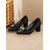 abordables Madre de la Novia/Novio-Zapatos de tacón cuadrado para madre de la novia, elegantes tacones para invitadas de boda para ceremonia y recepción, sin cordones, varios colores