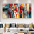 cheap Abstract Paintings-Mintura Handmade Color Block Oil Paintings On Canvas Wall Art Decoration Modern Abstract Picture For Home Decor Rolled Frameless Unstretched Painting
