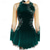 cheap Figure Skating Dresses-Figure Skating Dress Women&#039;s Girls&#039; Ice Skating Dress Dark Green High Elasticity Training Competition Skating Wear Classic Crystal / Rhinestone Long Sleeve Ice Skating Figure Skating