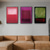 cheap Abstract Paintings-Yellow red set of 3 canvas Mark Rothko Hand-painted Oil Paintings Famous Colorful Rothko Handmade Minimalism art Painting Home Decor Gallery Wall Stretched Frame Ready to Hang
