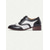 economico Scarpe oxford da donna-scarpe oxford brogue nere e bianche da donna - scarpe eleganti vintage in similpelle bicolore con punta a coda di rondine per occasioni formali
